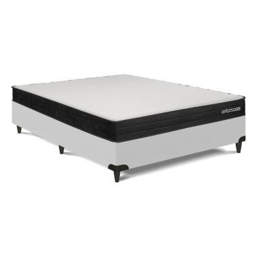 Imagem de Cama Box e Colchão Poli D45 Ortoclass - Casal (138x188)