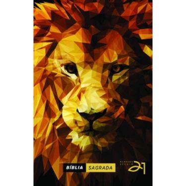 Imagem de Bíblia A21 Capa Dura - Lion Efeito Low Poly