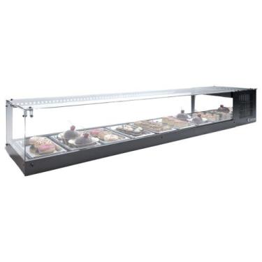 Imagem de Vitrine Refrigerada de Bancada sem Bandejas com Termostato GVRS200T Pr