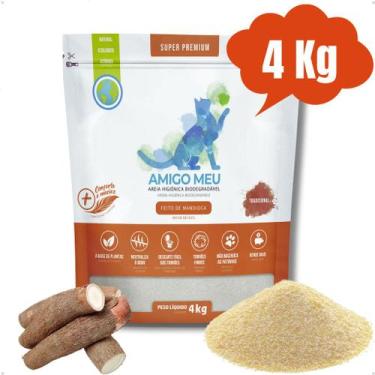 Imagem de Areia Sanitária Higiênica de Mandioca para Gatos Biodegradável Natural