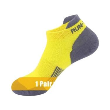 Imagem de Meias Masculinas De Malha Respirável Com Listras, Compressão, Esportiv