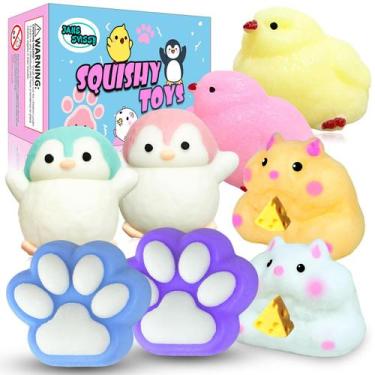 Imagem de Brinquedos de estresse feitos à mão para crianças Squishy Pack JANESVI
