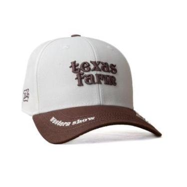 Imagem de Bone Texas Farm - Western Show - Tf983 - Off White/ Marrom Cafe Único-Unissex