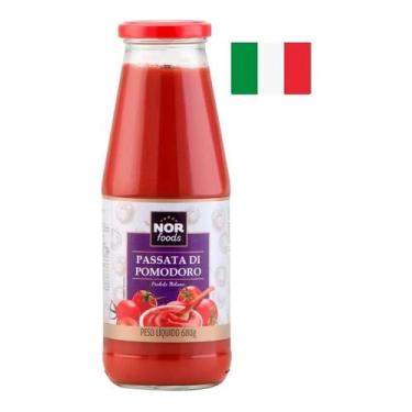 Imagem de Molho De Tomate Italiano Passata Di Pomodoro Norfoods 680g - Congratul