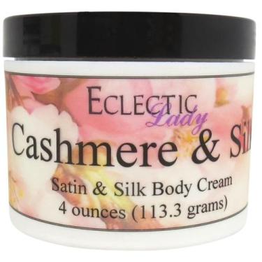 Imagem de Creme corporal Eclectic Lady Cashmere and Silk 120 ml de manteiga de k