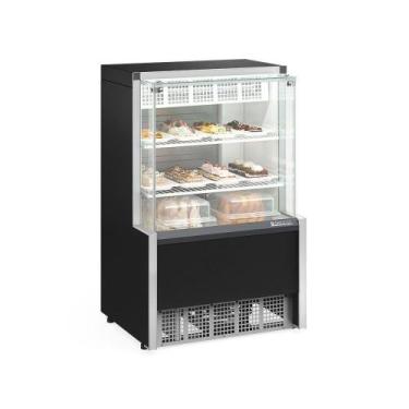 Imagem de Vitrine Refrigerada Gpea075r Gelopar Aurora Confeitaria 0,74mt Preto 2