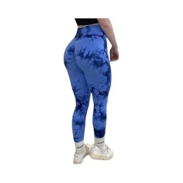 Imagem de Leggings de Ginástica Feminina - Cintura Alta, Sem Costura, Push Up e 