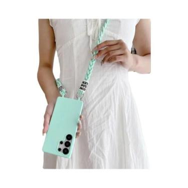 Imagem de Capa De Telefone Com Alça De Silicone Macio Para Samsung S25 Ultra S24