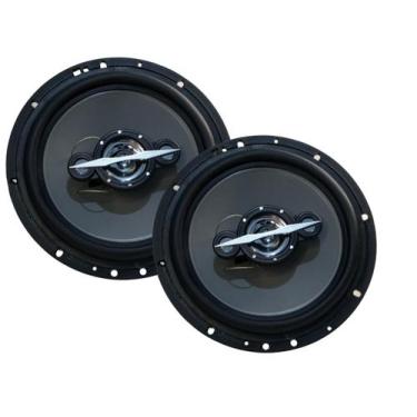 Imagem de Kit Alto Falante Leson Quadriaxial 6 Polegadas 140W 4R Cinza Som de ot