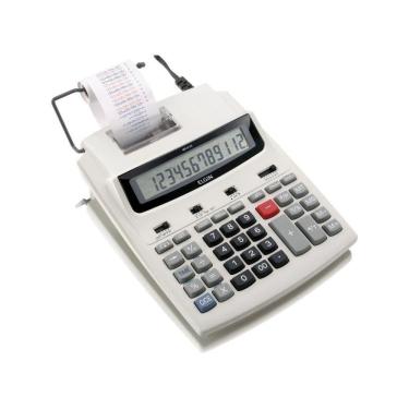 Imagem de Calculadora Com Bobina 12 Digitos, Impressão Bicolor E Display Lcd Mr-6125 Branca