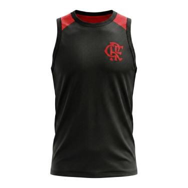 Imagem de Regata Flamengo Gavea Preto Vermelho Oficial Licenciada-Unissex