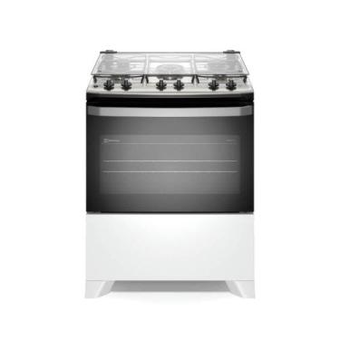Imagem de Fogão 5 Bocas Electrolux Efficient com PerfectCook FE5IW Mesa de Inox 