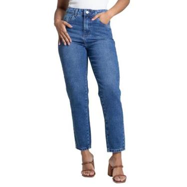 Imagem de Calça Jeans Sawary Mom - 282952 - Azulbr 38, Azul, 38