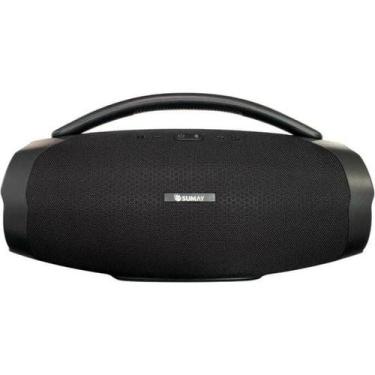 Imagem de Caixa de Som Sumay CSP1302 GoldBox 120w Bluetooth Preta