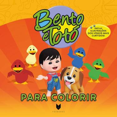 Imagem de Livro - Bento e Totó para colorir