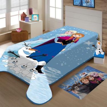 Imagem de Cobertor Juvenil Raschel Frozen Jolitex Ternille - IND E COM JOLITEX L
