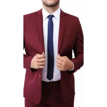 Imagem de Terno Slin Oxford Marsala N58 - ClaCle