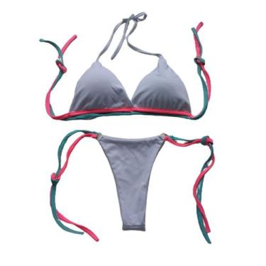 Imagem de Biquini Adulto Modelo Juquehy - MARAVQUEEN, Branco, M