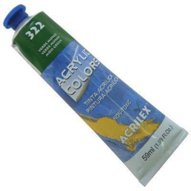 Imagem de Tinta Acrilica Acrilex Acrylic Colors 059 ml Verde Musgo 13160-322 131