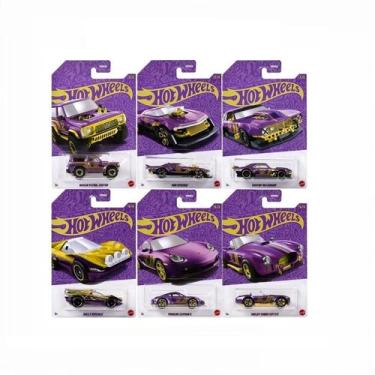 Imagem de Hot Wheels Pack com 6 Carrinhos Pérola e Cromo HDH54
