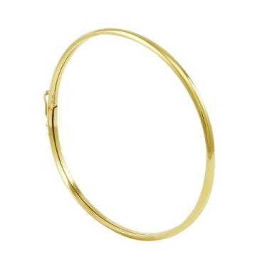 Imagem de Bracelete Liso Algema 5CM em Ouro 18K - AU14241 - BRUNA TESSARO JOIAS
