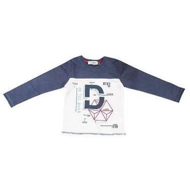 Imagem de Camiseta Infantil Menino D Kiki  - kiki & Mily, Azul marinho, 8