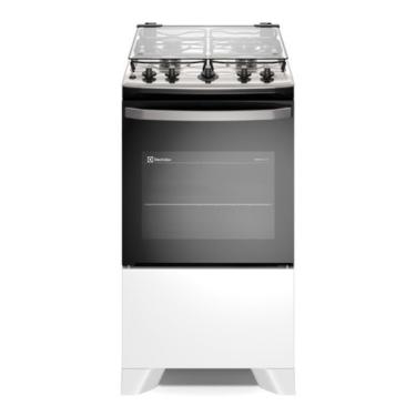 Imagem de Fogão de Piso 4 Bocas Gás Electrolux FE4IW Efficient Mesa Inox Acendimento Automático B...