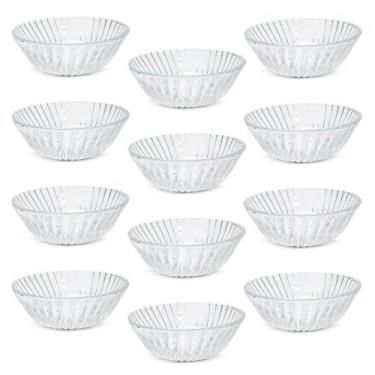 Imagem de Conjunto de Tigelas de Sobremesa de Vidro Transparente Wave 200ml - Cl