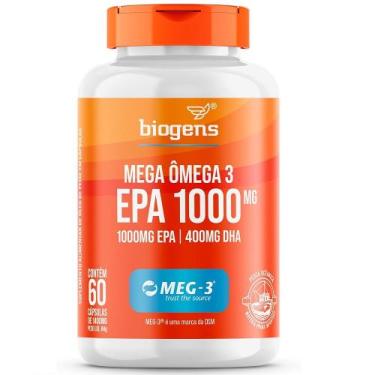 Imagem de Biogens mega omega 3 epa 1000 mg dha 400 mg 60 caps