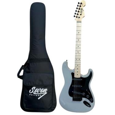Imagem de Guitarra Strato Seven Sgt-207 GR Grey Cinza C/ Bag - Seven Guitars