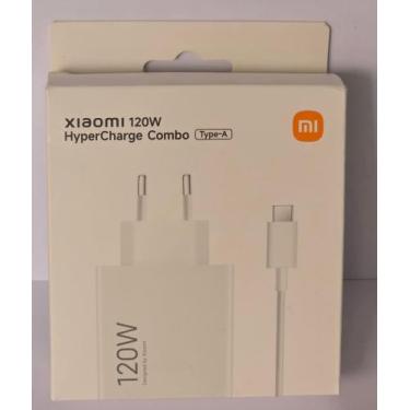 Imagem de Carregador Tomada Original Xiaomi MDY-14-EE 120W - Branco + Cabo USB /