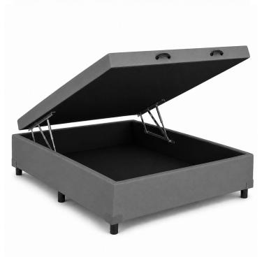 Imagem de Base Cama Box Baú Viúva 128x188x36