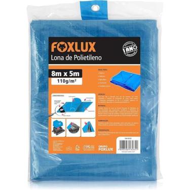 Imagem de Lona Polietileno Azul 8m x 5m 150mc FAMASTIL