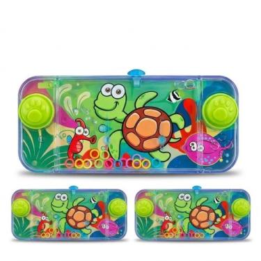 Imagem de Kit 3 Aquaplay Brinquedo Aquático Argolas Coloridas Manual Coordenacao