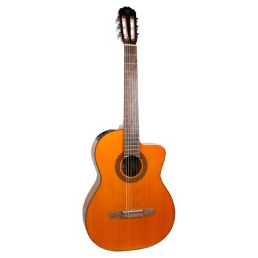 Imagem de Violão Nylon Takamine Eletroacústico Tampo Maciço Natural GC3CE