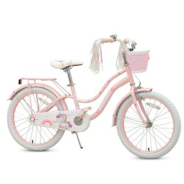 Imagem de Bicicleta Infantil Bixike 20" para Meninas com Cesta