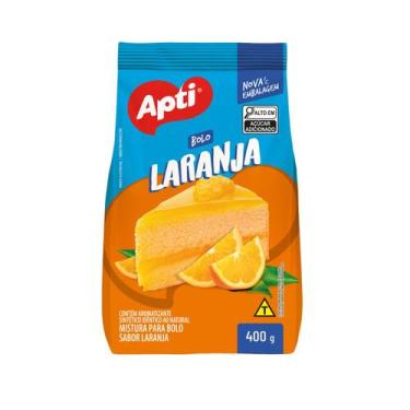 Imagem de Mistura Bolo de Laranja 400g Sabor Marcante Apti
