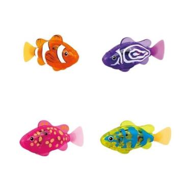 Imagem de Brinquedos De Peixe Com Luz LED Para Crianças, 6 Peças, Peixes Eletrôn