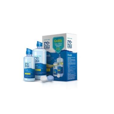 Imagem de Renu Fresh Solução Multiuso 355ml + 120ml + Estojo