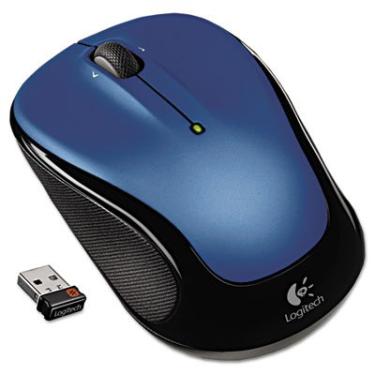 Imagem de A better mix of precision and comfort with scrolling designed for Web use. - LOGITECH, INC. M325 Wireless Mouse, Right/Left, Blue