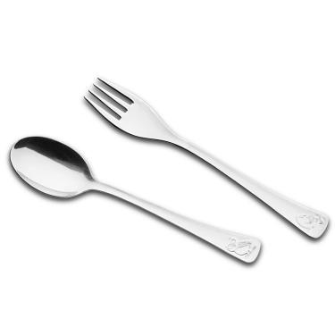 Imagem de Conjunto de Talheres Tramontina p/ Crianças Inox - 2 Peças