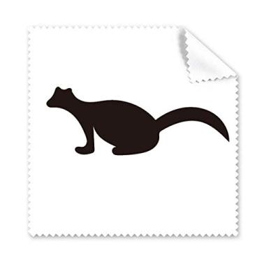 Imagem de Pano de limpeza Black Polecat Animal Portrayal Pano de limpeza para tela de celular, 5 peças