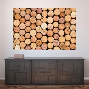 Imagem de Painel Adesivo de Parede - Rolhas de Vinho - 674pnm