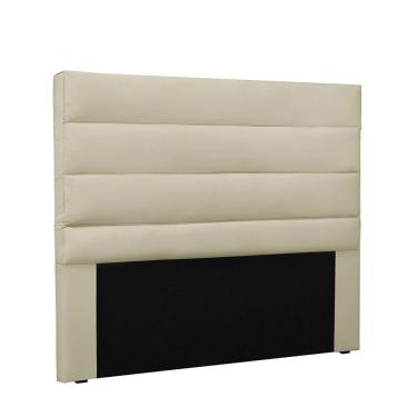 Imagem de Cabeceira Para Cama Box King 195cm Corino Bege