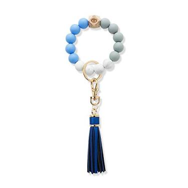 Imagem de Anvirtue Pulseiras de silicone | Tamanho 8, 22,88 x 10,16 cm não tóxico, bracelete mastigável sensorial hipoalergênico para joias de contas de necessidades especiais (D), Silicone, não conhecido