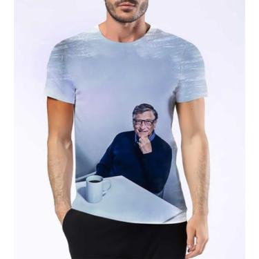 Imagem de Camisa Camiseta Bill Gates Magnata Milionário Vencedor Hd 1 - Estilo K