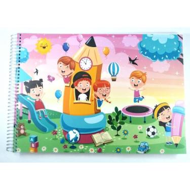 Caderno de desenho Infantil para colorir menino 80 folhas - Liz Artes -  Caderno de Desenho - Magazine Luiza