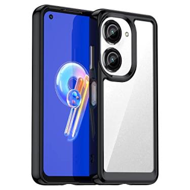 Imagem de HONGYAN Capa de telefone Para ASUS ZenFone 9 Colorful Series Acrylic + TPU Case Telefone Capa protetora