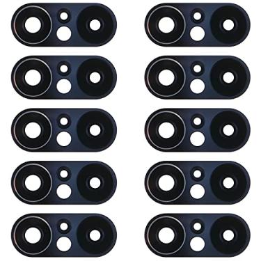 Imagem de HUANGYUNCHAO Acessórios telefônicos 10 PCS Lente da câmera traseira para Xiaomi Redmi K40 Pro/Redmi K40 M2012K11AC M2012K11C Substituição do telefone celular