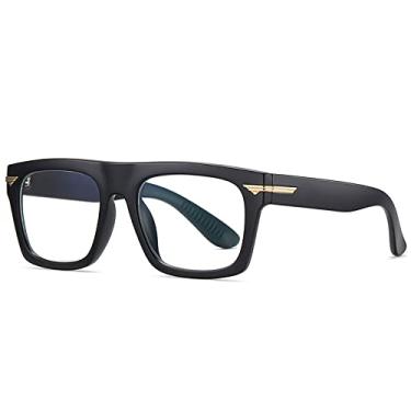 Imagem de Óculos retrô quadrado transparente armação de óculos femininos moda masculina armação de óculos, 5, china